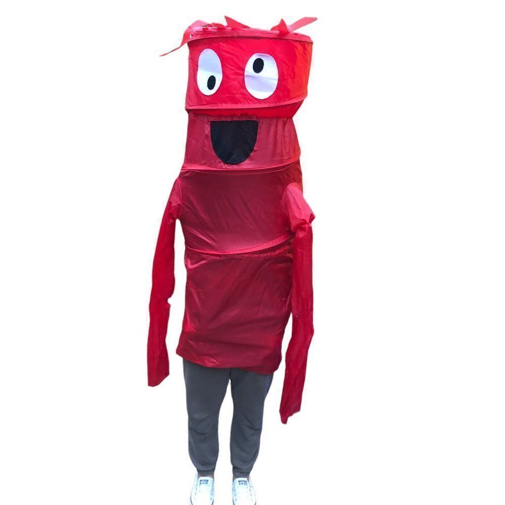 RARE Wacky Waving Tubeman Halloween Costume Red